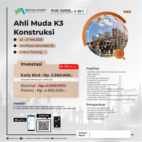 Ahli Muda K Konstruksi Batch Midiatama Academy