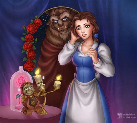 Fan Art Friday: Beauty and the Beast by techgnotic on DeviantArt