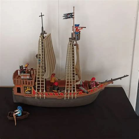 Lot Playmobil Pirate Bateau Pirate Personnages Accessoires Eur