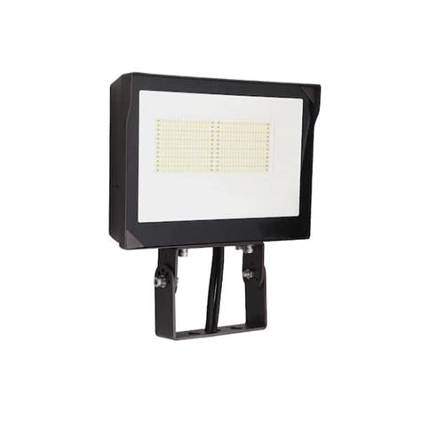 Medinah Power 250 Watt Equivalent Integrated Led Outdoor Bronze Flood Light 8000 Lumens 5000k