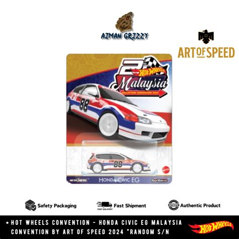 Hot Wheels Convention 2024 Honda Civic EG Art Of Speed Random S N Shopee Malaysia