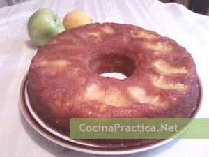 Cocina Práctica Receta de Torta Invertida de Manzanas