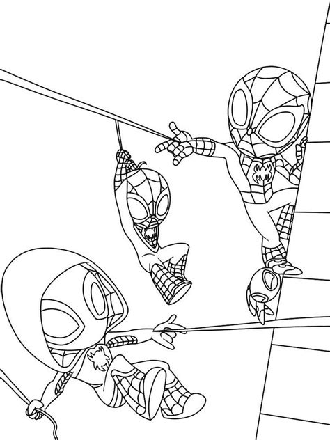 Spidey and His Amazing Friends coloring pages