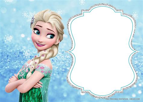 Frozen Printable Birthday Card