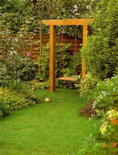 Swing For My Garden Backyard Fences Backyard Landscaping Cottage Garden