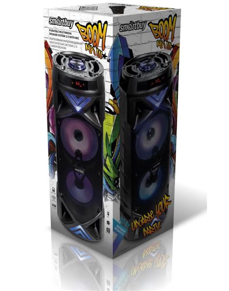 Колонка портативная SmartBuy Bluetooth BOOM MK III, 30Вт, Bass Boost ...