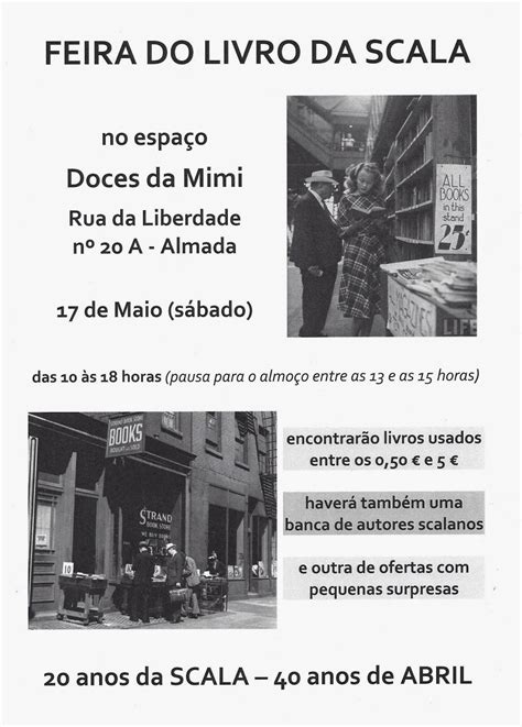 Scala A Sua Hist Ria E As Suas Gentes Feira Do Livro Da Scala