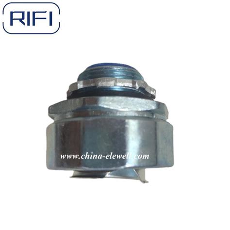 Pvc Coated Flexible Conduit Fitting Dpj Type Flex To Box Male Connector