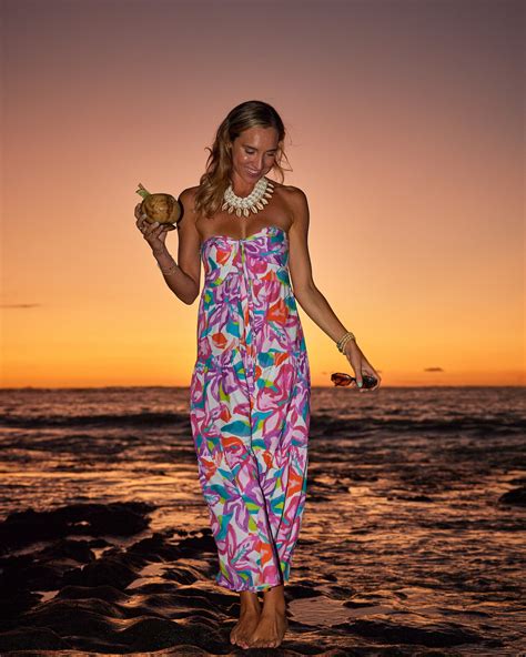 The Kona Bandeau Maxi Dress Kenny Flowers