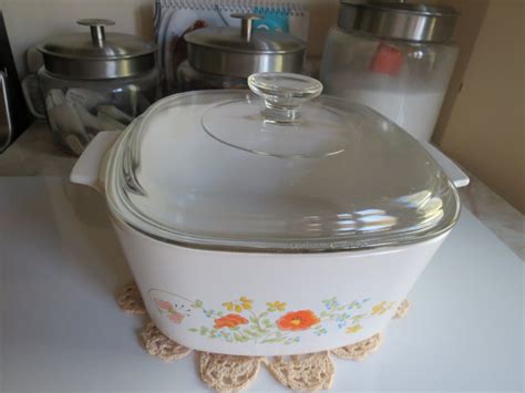 Corningware 5 Qt Casserole Dish With By Sweetwoodruffvintage