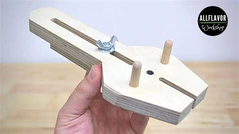 How to Make an Adjustable DIY Dowel Jig (step-by-step) | AllFlavor Workshop