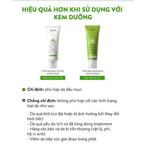 Sữa rửa mặt BABE Stop AKN Purifying Cleansing gel cho da dầu mụn 200ml Shopee Việt Nam