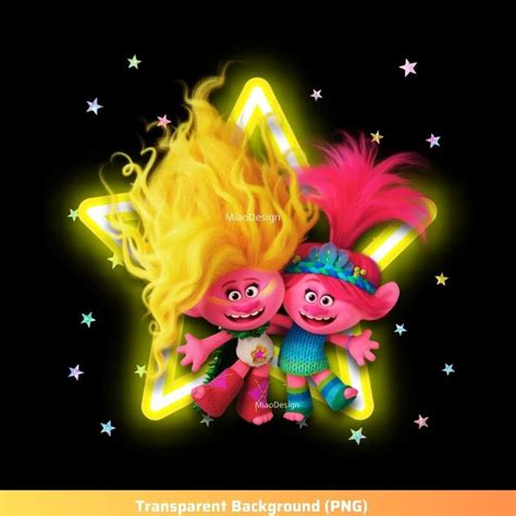 Trolls Poppy And Viva Png Images Clipart