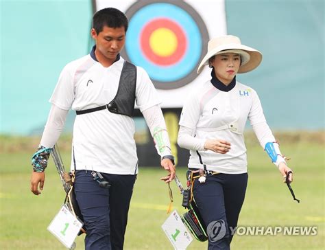 아시안게임 양궁 장혜진·이우석 리커브 혼성 8강서 몽골에 충격패 연합뉴스