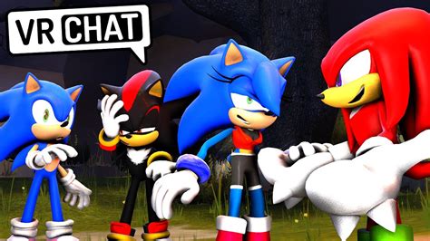 Sonic Shadow And Knuckles Meet Sonica Vr Chat Youtube