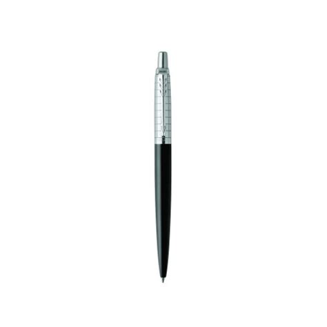 Ballpoint Pen Parker Jotter Premium Chrome Trim Bond Street Black