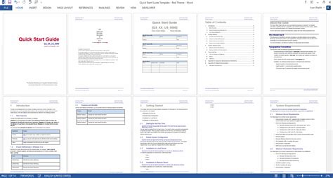 Quick Start Guide Template (MS Word) – Templates, Forms, Checklists for ...