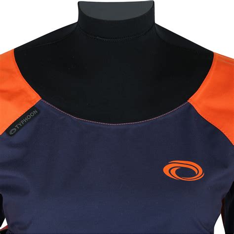 2023 Typhoon Ladies Hendra Hinge Drysuit And Undersuit Navyorange 100185