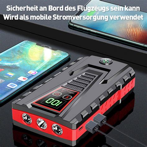 Mah Auto Kfz Starthilfe Jump Starter A Booster Powerbank