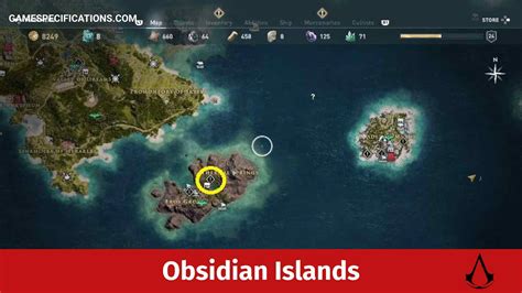 Assassin's Creed Odyssey Obsidian Island Locations And Quests - Game ...