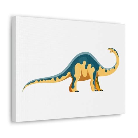 Dinosaur Art Work, Kid's Room Art, Canvas Gallery Wraps - Etsy