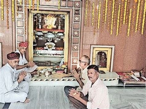 The Only Karni Mata Temple In The District Where Devotees Worship Charan Paduka Not Her Idol