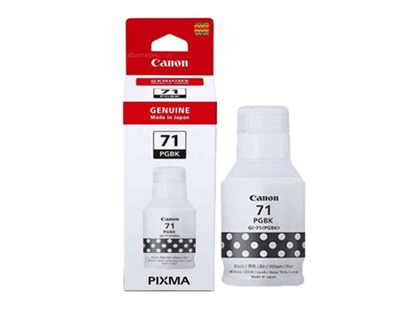 Canon Pixma GI 71 Ink Bottle Black Office Warehouse Inc