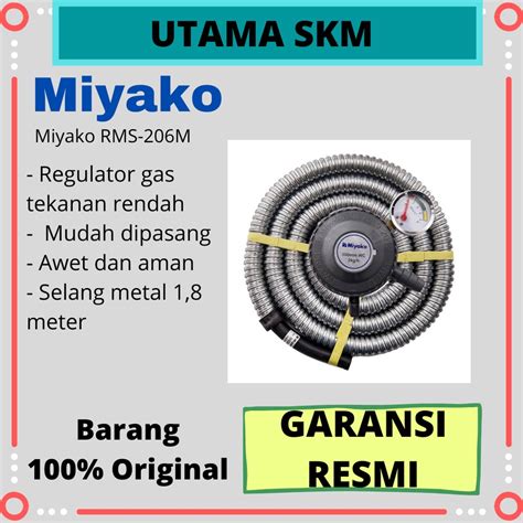 Jual Miyako Regulator Selang RMS 206M Shopee Indonesia