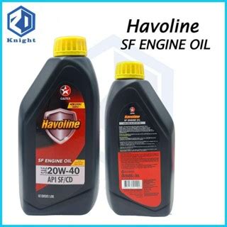 Knight Motorcycle Caltex Havoline Ezy 4T SAE 20w40 1L Shopee Philippines