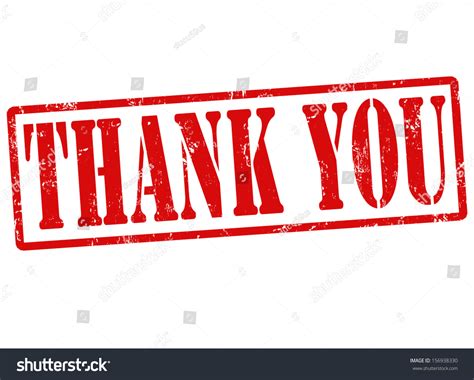 Thank You Grunge Rubber Stamp On Stock Vector Royalty Free