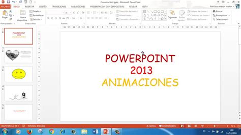 CÓmo Crear Animaciones Powerpoint 2013 Youtube