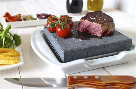 Competition Win Two Hot Rock Steak Stone Cooking Plate Sets Eating Covent Garden