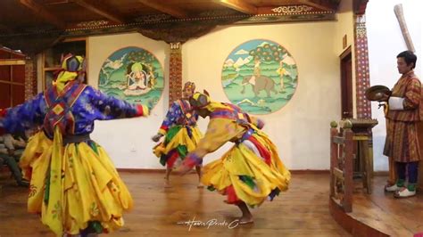 Pa Cham Bhutanese Mask Dance Traditional Dance Of Bhutan Youtube