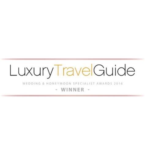 Winner Of The Luxury Travel Guide 2016 Wedding Planner