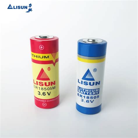 High Standard Voltage Li Socl2 3 6V Er18505 2 3A 4000mAh Lithium