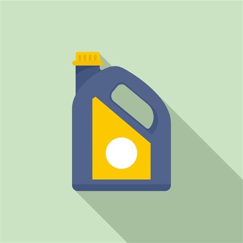 Premium Vector Oil Plastic Canister Icon Flat Illustration Of Oil