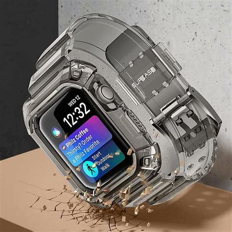 Für Apple Watch 4 5 6 SE 44mm Case Supcase Rugged Schutzhülle Band ...