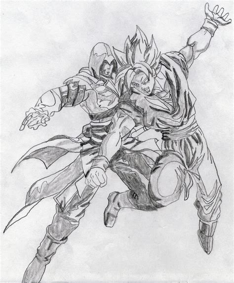 Goku Vs Ezio By Not That On Deviantart