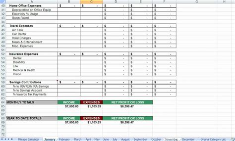 Tax Excel Spreadsheet intended for Spreadsheet For Tax Expenses ...