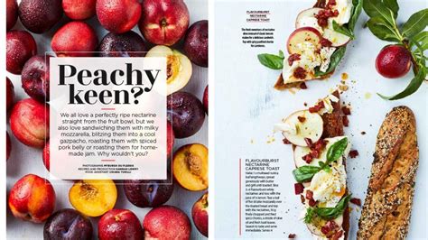 Food Magazine Spreads