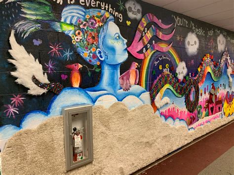 Mount Olive Middle Schools Sensory Wall Mural Brings A Magical World