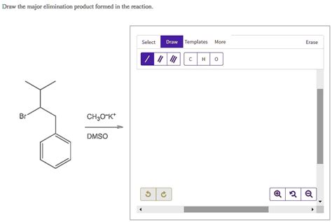 Draw The Major Elimination Product Formed In The Reaction Draw The Major Elimination Product