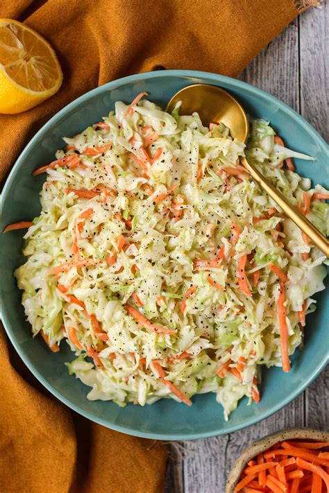 Classic Creamy Southern Coleslaw Recipe Cart