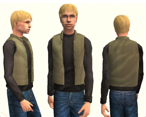 Sims 4 Male Vest