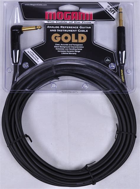 Mogami Gold Instrument R Cable Ft Gold Instrument R Studio G