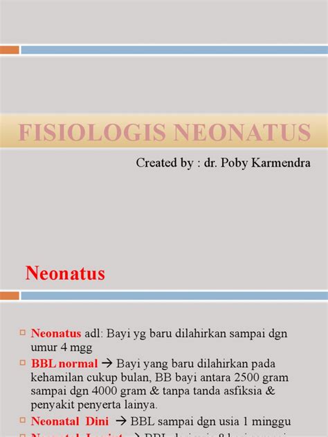 Fisiologi Neonatus 2 Pdf