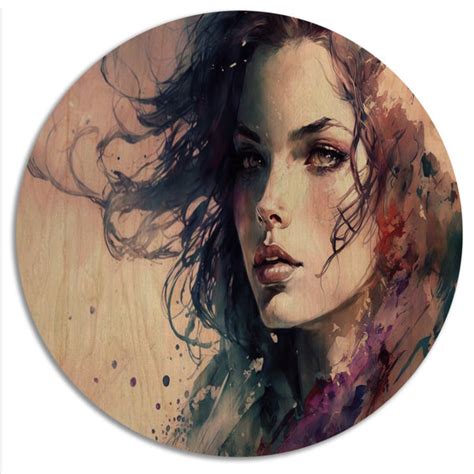 House Of Hampton® Sensual Woman Impression Watercolor Iii Fashion Woman Wood Wall Art