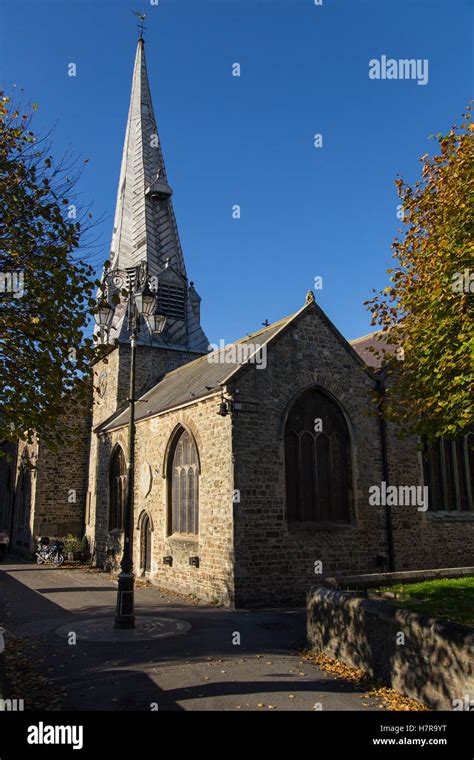 Barnstaple Parish Church St Peter And St Mary Magdalene Hi Res Stock