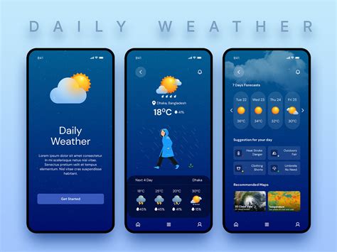 Weather Design by Md. Sameul on Dribbble