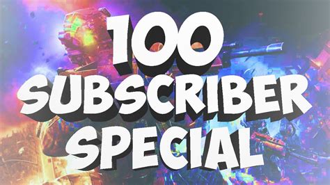 100 Subscriber Special Thank You Youtube